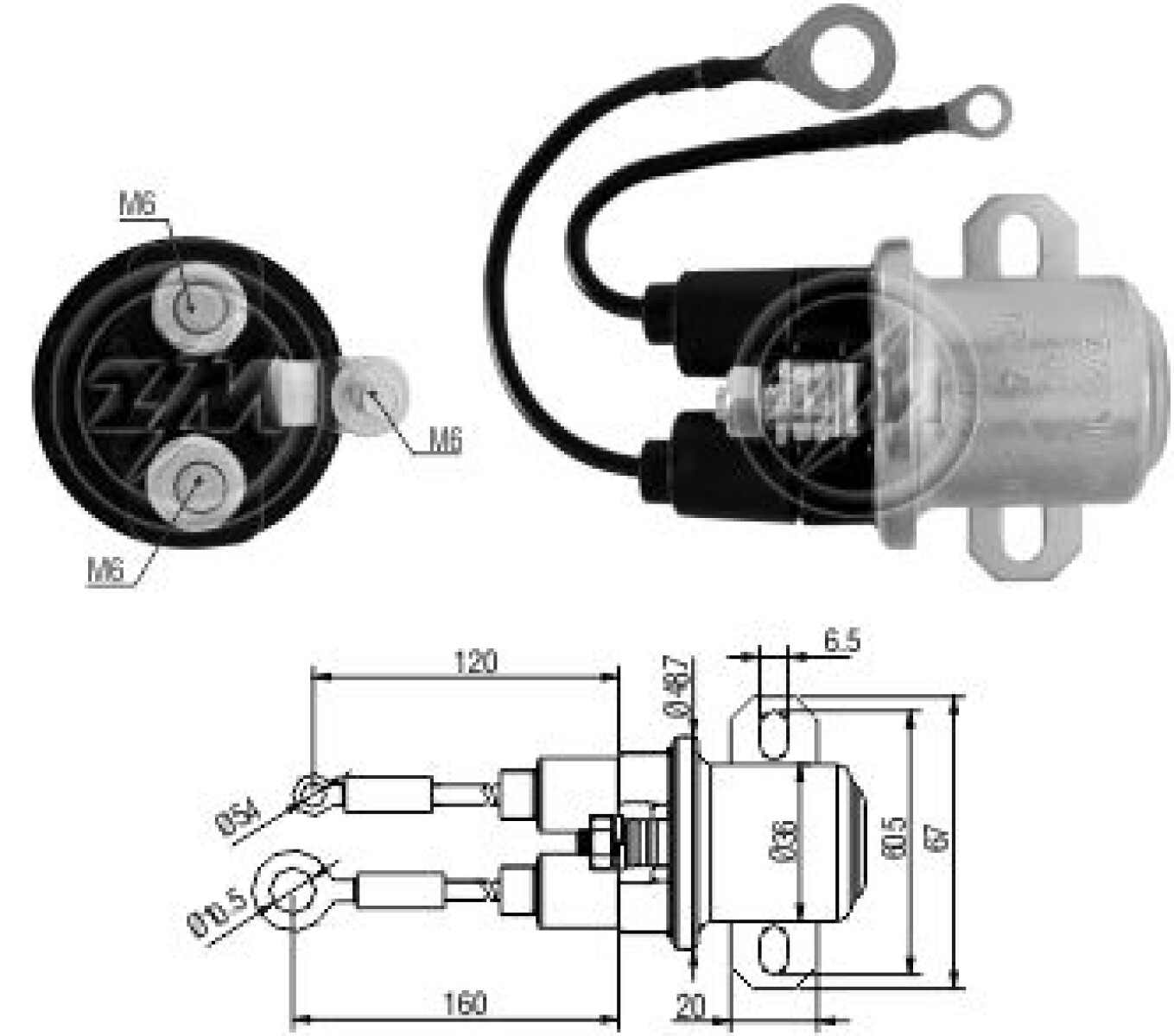 AUTOMATICO DE ARRANQUE MERCEDES BENZ 12v D.REMY 29MT FORD-M.BENZ 1418-1720 - CAMIONES F ZM 