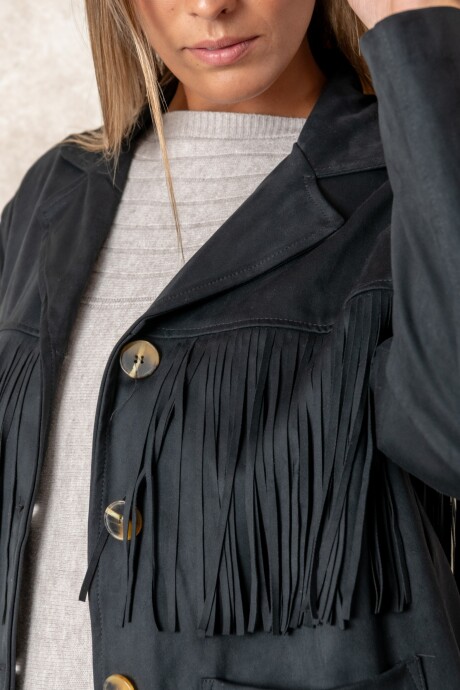 CHAQUETA CRETA Negro