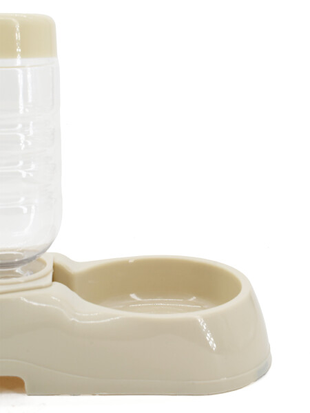 BEBEDERO CON BOTELLA 500 ML GRIS