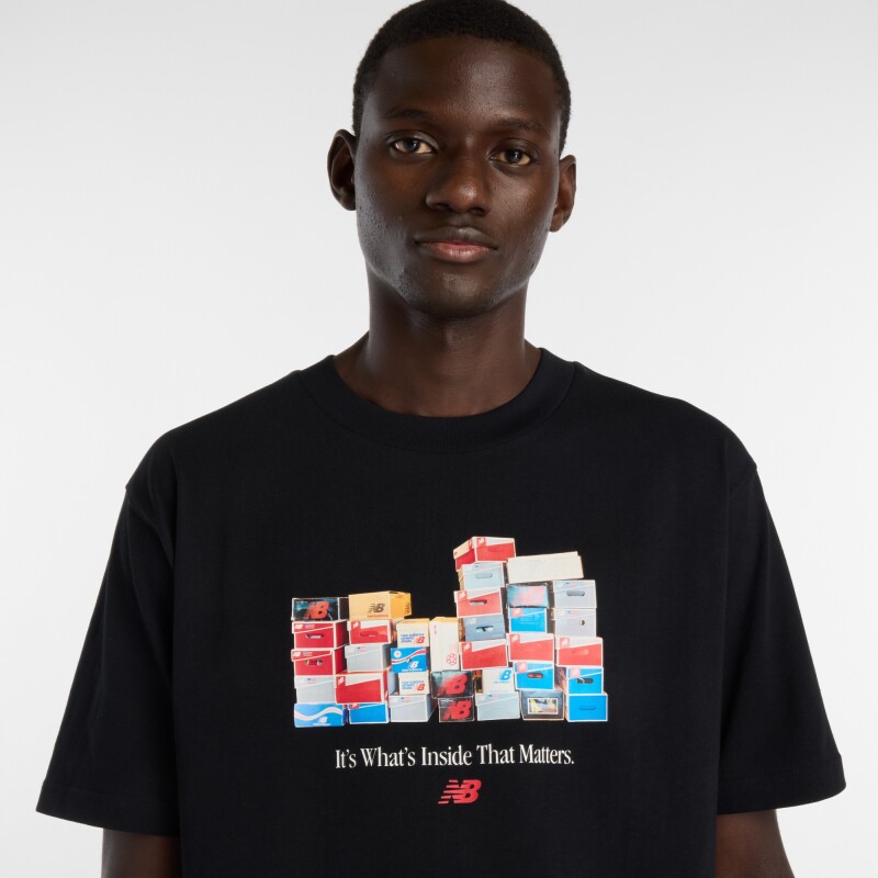 Remera New Balance de Hombre - - MT61H0DXBK BLACK