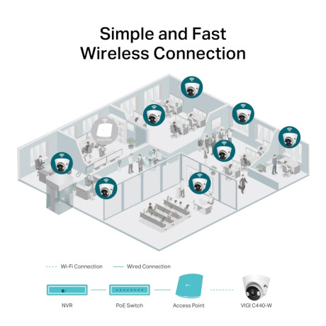 Tp-link - Cámara de Seguridad Interior Vigi C440 - Visión Nocturna. 2K. 4MP. 001