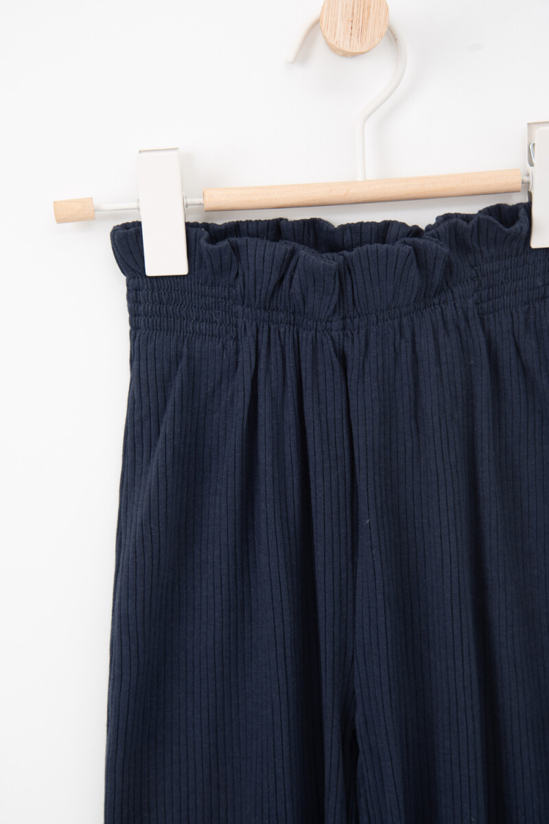 Culotte en rib Azul