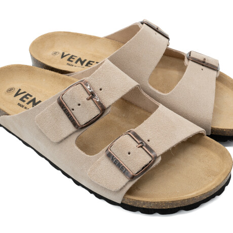 SANDALIAS VENET - CUERO BRUNN BEIGE
