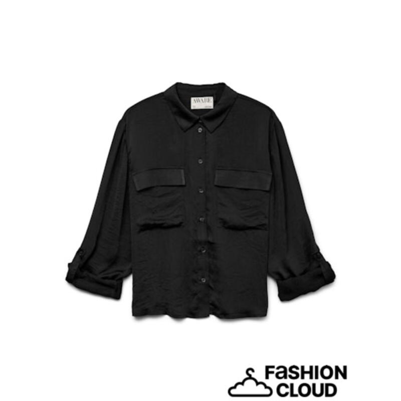 VMFABIANA LS SHIRT VMA NOOS BLACK