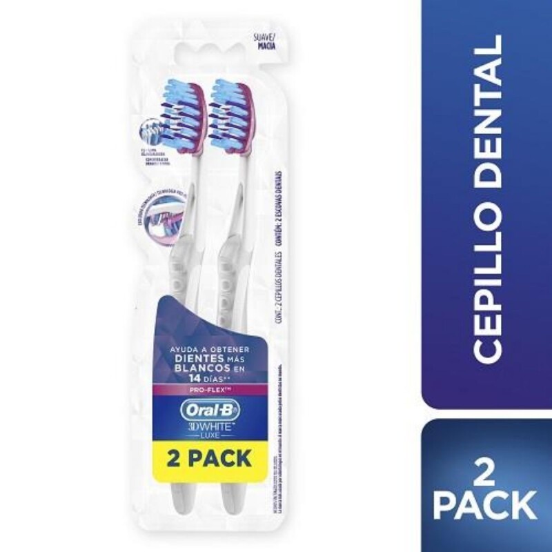 Cepillo de Dientes Oral-B 3D White Pro Flex 2X1 Cepillo de Dientes Oral-B 3D White Pro Flex 2X1