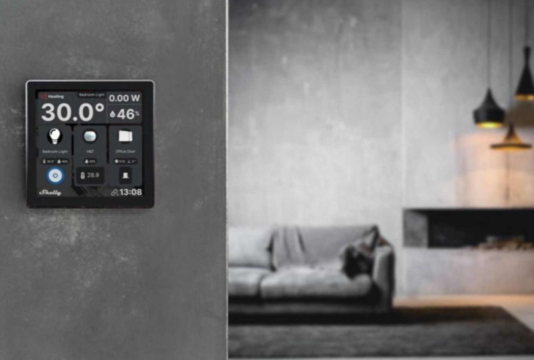 Panel Tactil Shelly Control Domestico Wi-fi Bluetooth 