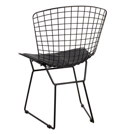 SILLA METAL NEGRO BERTOIA C-451