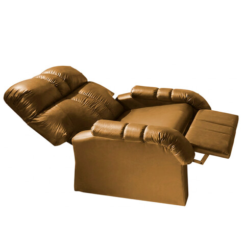 Reclinable Alba 1C Tapizado en PU Camel