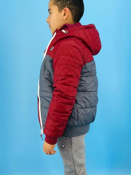 CAMPERA RUSTY HENLY GRIS BORDO