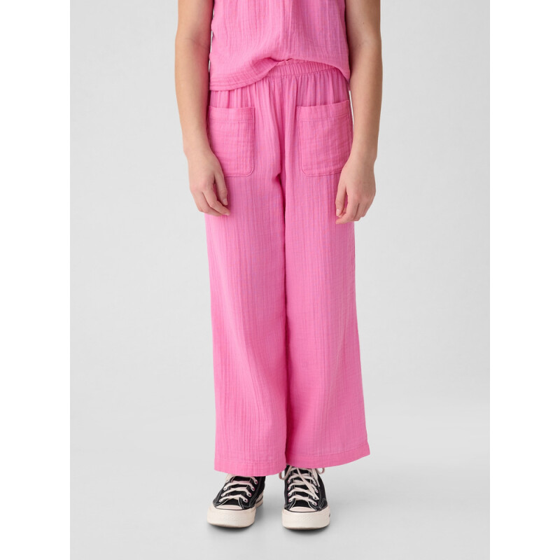 DOUBLE GAUZE WOV PANT INDIE PINK