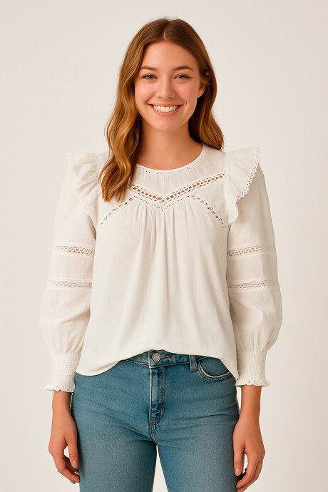 Blusa Buntu Blanco