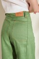 PANTALON WIDE XL LINEN SS27 Verde