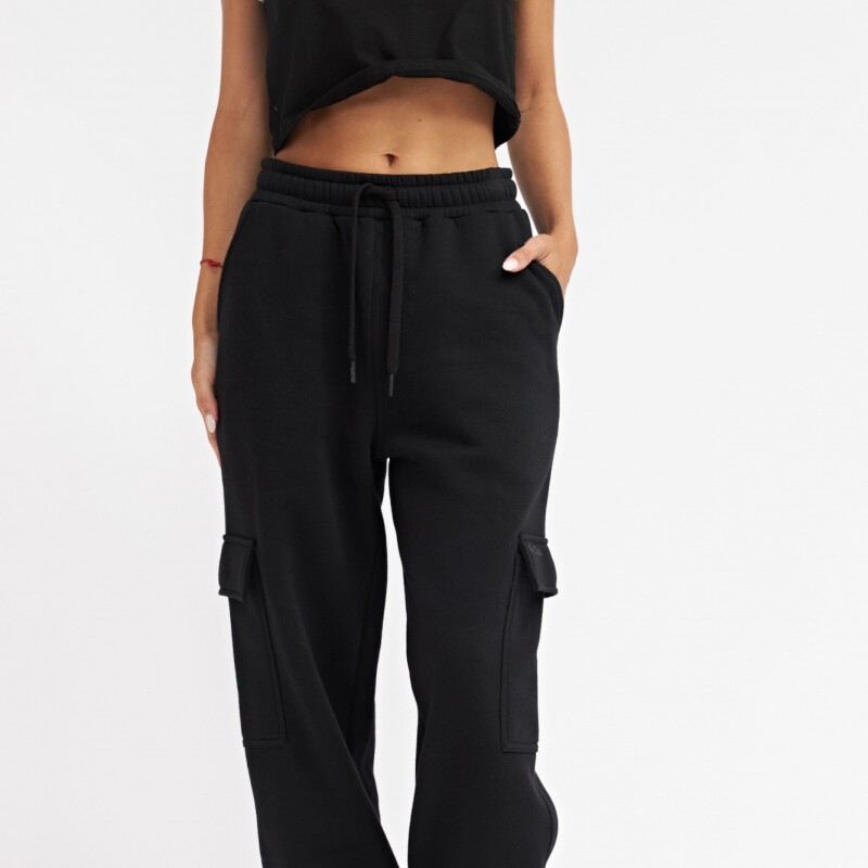 Babucha Dama Cargo N+ Negro