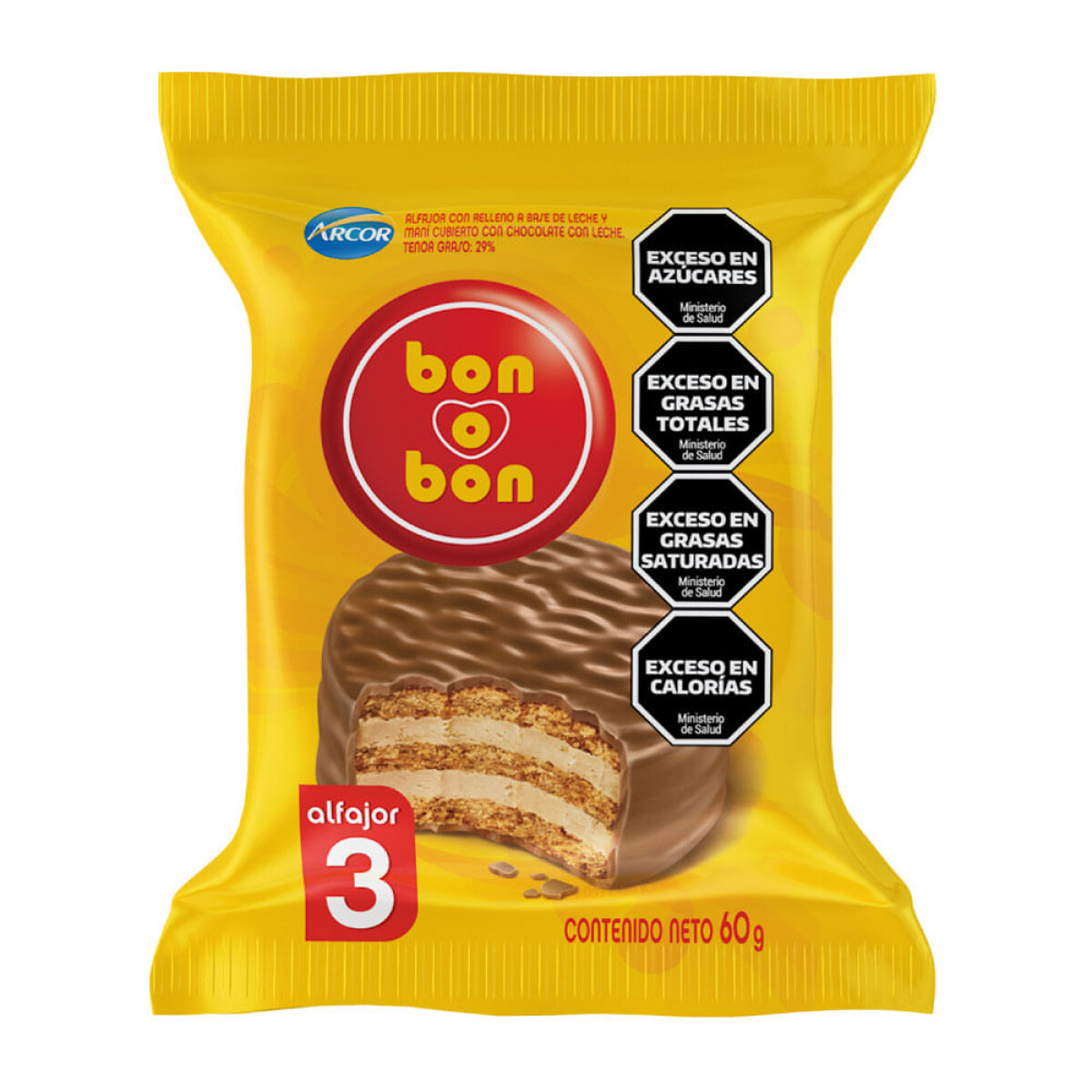 Alfajor Bon o Bon Triple 60g 