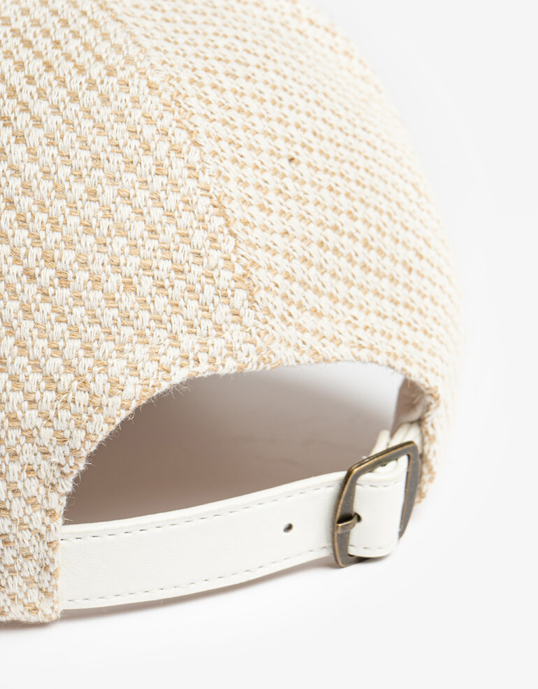 Caps Gorra De Lino Crudo - Blanco Crudo