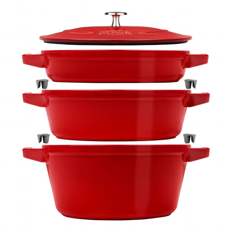 Set de 3 Olla Cocotte Satub Cherry Set de 3 Olla Cocotte Satub Cherry