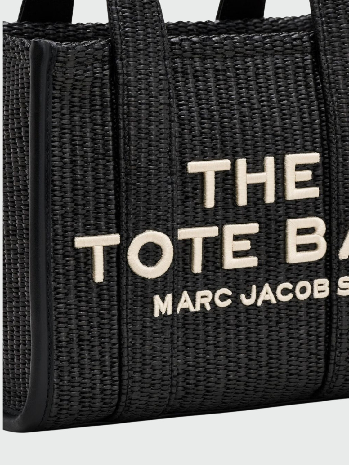 Marc Jacobs- Bolso tejido en jacquard , The small Tote Negro