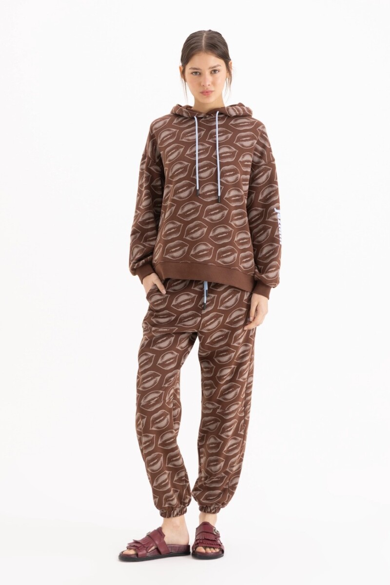 PANTALON KISS Marron