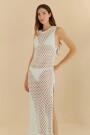 VESTIDO CROCHET Blanco