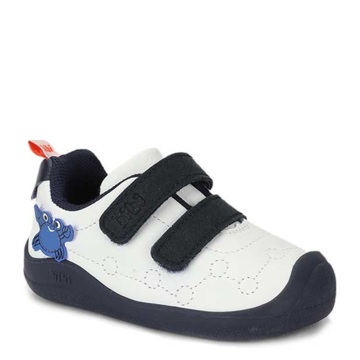 Championes de Niño Bibi Fisioflex 5.0 con Velcro - Blanco - Azul Marino 
