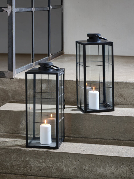 Farol VILLADS A20xL20xA50cm negro Farol VILLADS A20xL20xA50cm negro