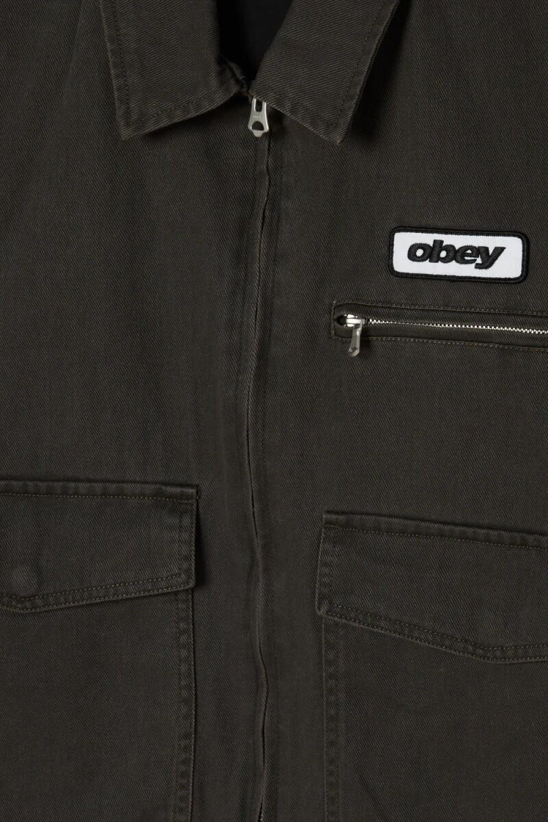 OBEY WALTER WORK JACKET Negro