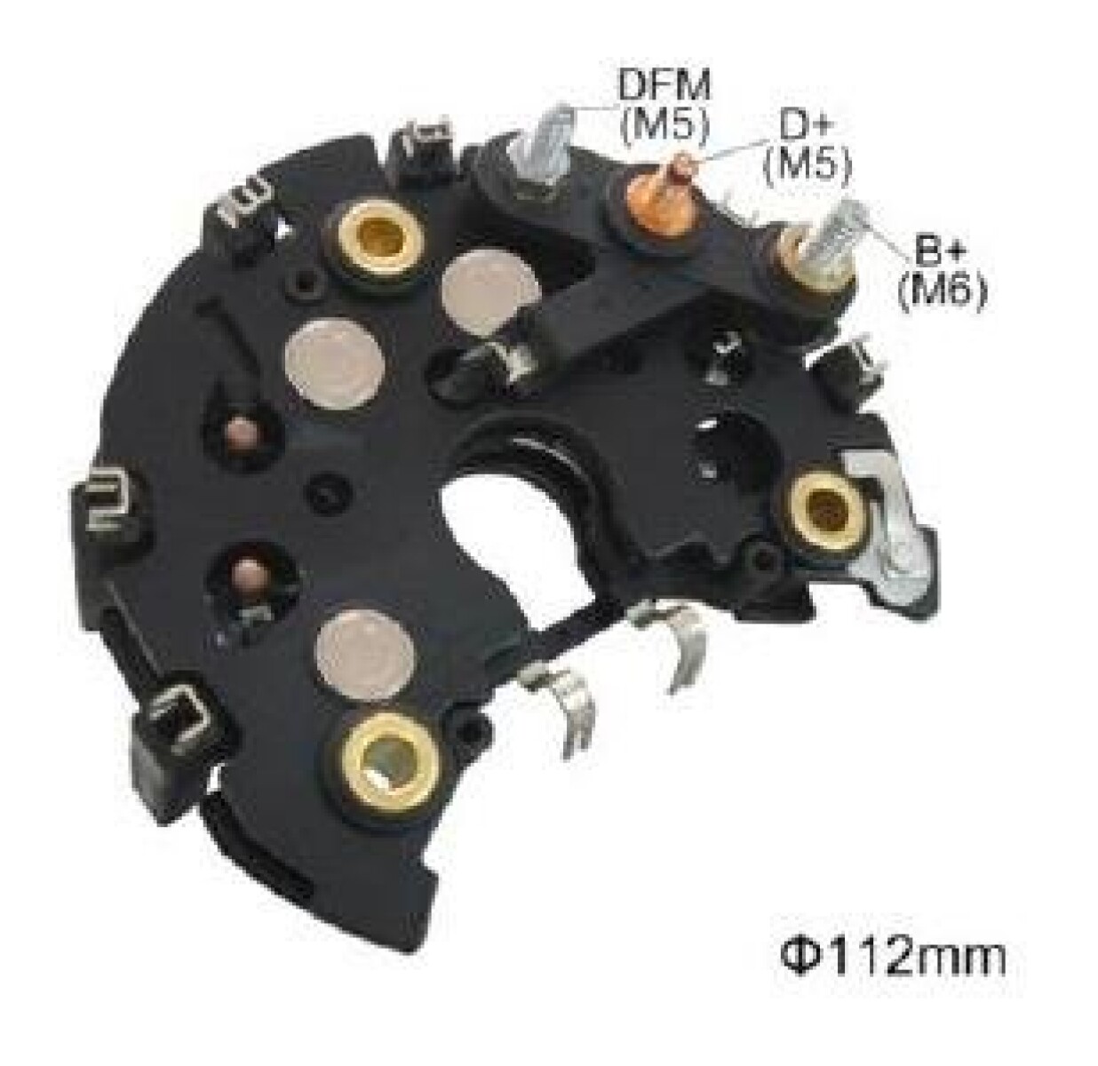 PLACA RECTIFICADORA FORD ALT.BOSCH KA-FIESTA 1.3 112MM IKRO 