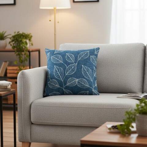 Almohadón Decorativo 45x45 cm - Hojas – Cojín para Cama y Sofá – Cojín Suave para Cama y Living Almohadón Decorativo 45x45 cm - Hojas – Cojín para Cama y Sofá – Cojín Suave para Cama y Living