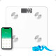 Balanza Smart Con App Para Celular Compatible con Google Fit Apple Health Blanco