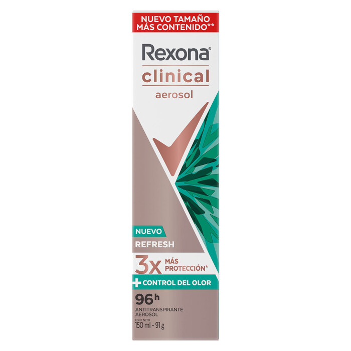 REXONA DEO CLINICAL REFRESH DAMA CLEAN A única