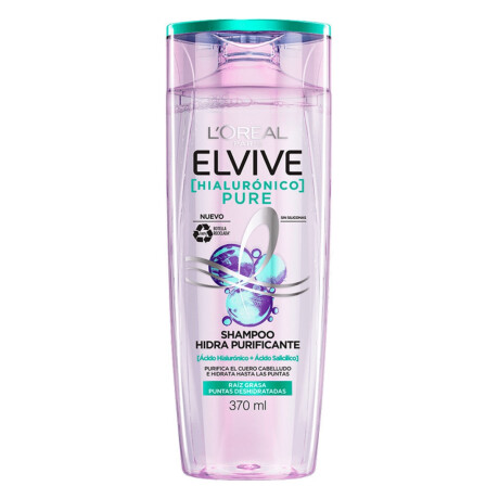 SHAMPOO ELVIVE 370 ML HIALURONICO PURE SHAMPOO ELVIVE 370 ML HIALURONICO PURE