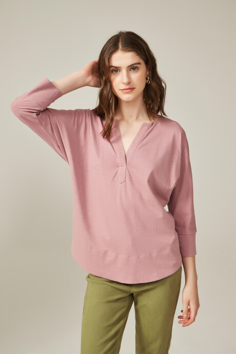 Remera Evanna Bordeaux Claro