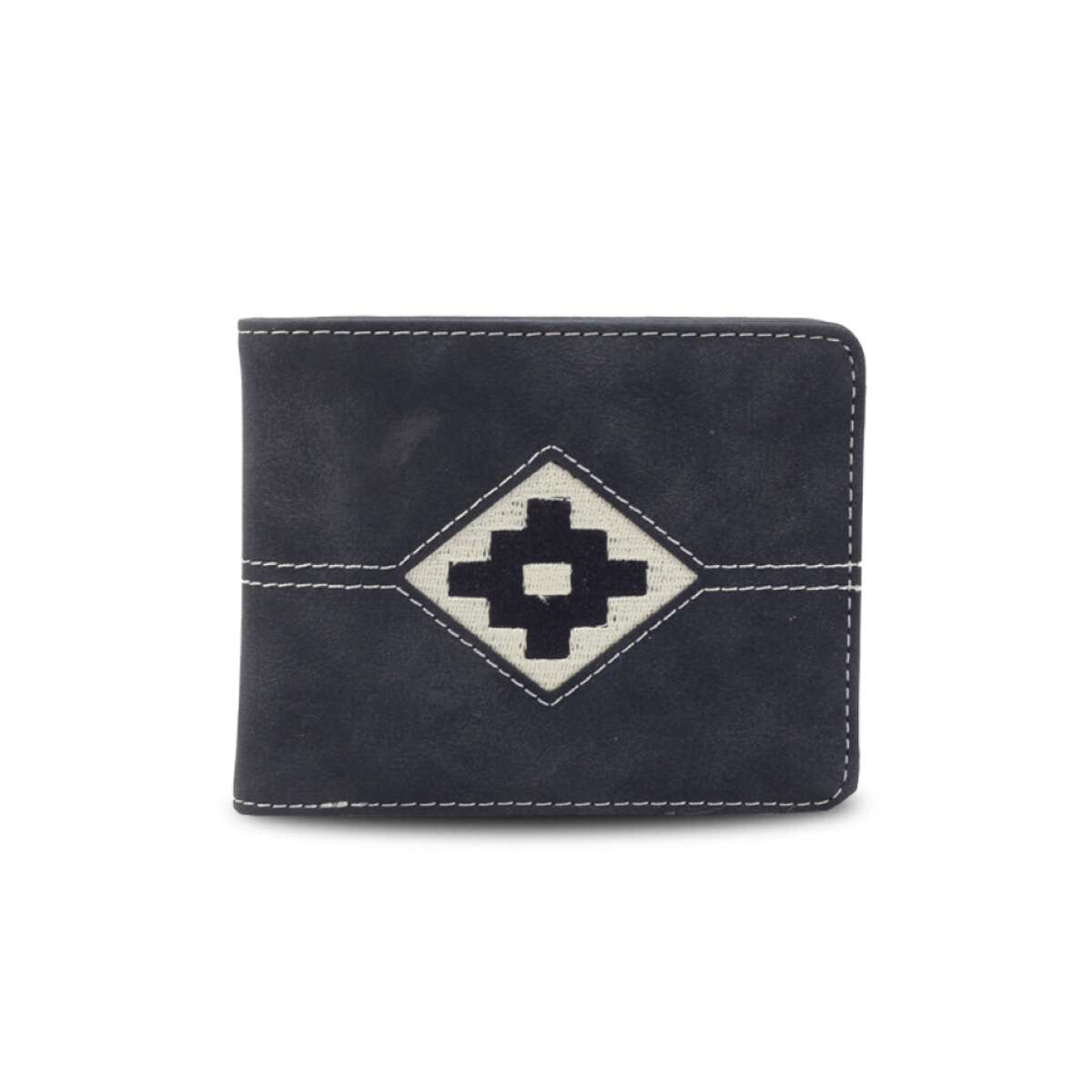 Billetera Odin C/ Bordado - Negro C/ Negro 