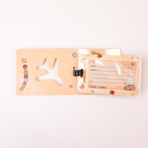 ETIQUETA DE EQUIPAJE CAPIBARA ETIQUETA DE EQUIPAJE CAPIBARA