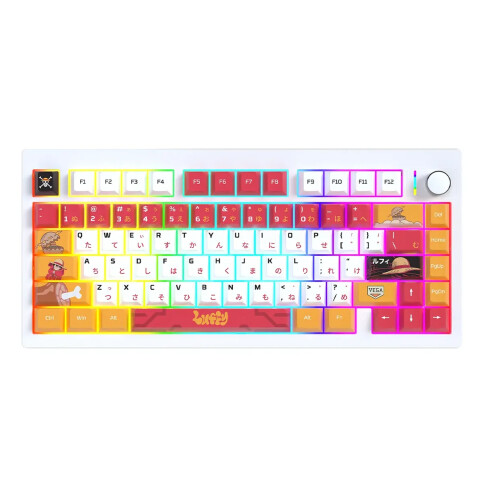 Teclado Mecánico Fantech Maxfit8 One Piece Mk921 MULTICOLOR