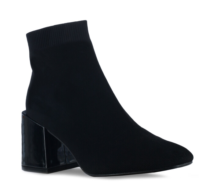 Bota SOCKY tipo media MissCarol - Black - MissCarol - 146.W30201000 — Miss  Carol