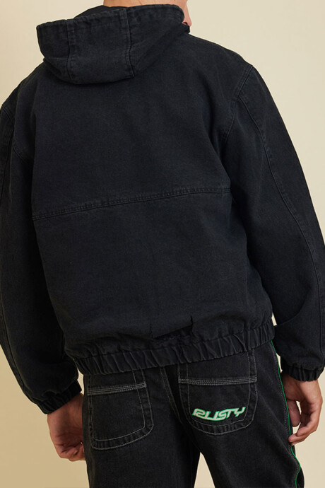 CAMPERA JEAN LUZO RUSTY Negro