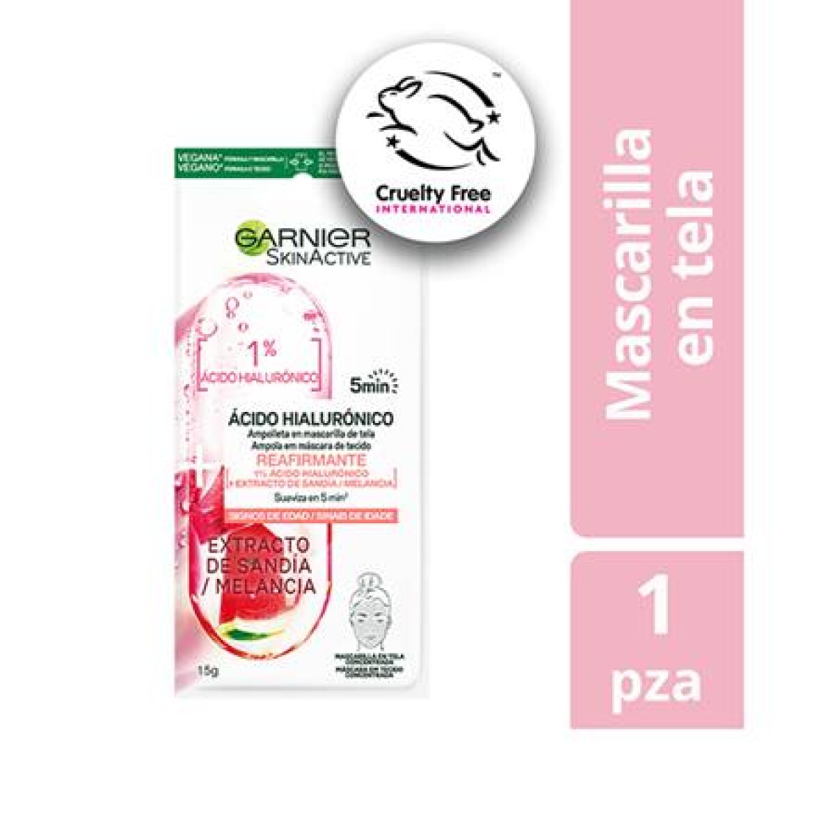 Garnier Mascarilla En Tela Sandía 