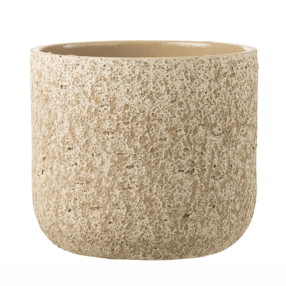 MACETA - CERAMICA NATURAL-BEIGE RUSTIC 