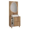 Mueble De Baño De Pie Livia 78 cm con ripiado sin bacha Mueble De Baño De Pie Livia 78 Cm Con Ripiado Sin Bacha