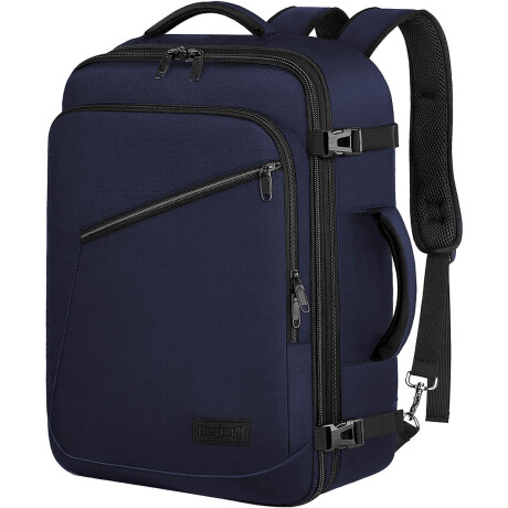 Mochila Viaje Valija Carry On Extens Liviana Calidad Azul