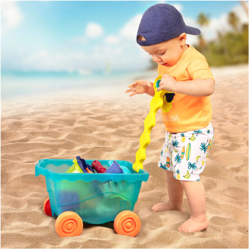 Carrito y juguetes de playa B. Toys Carrito y juguetes de playa B. Toys