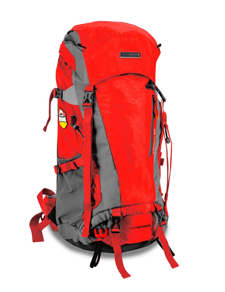 MOCHILA CAMPING SWISS WYNDHAM ROJO 