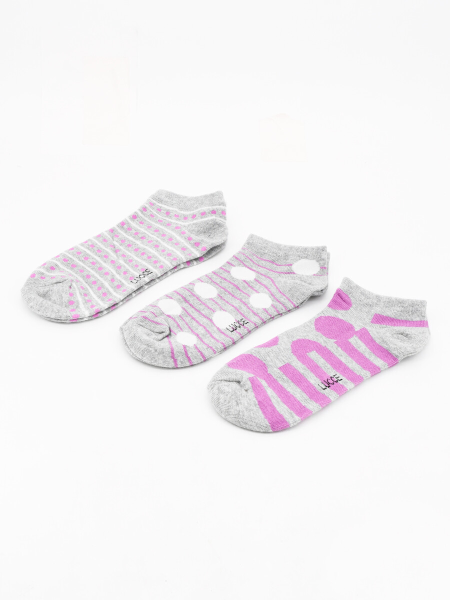 SOQUETES PACK X 3 - VARIANTE 6 