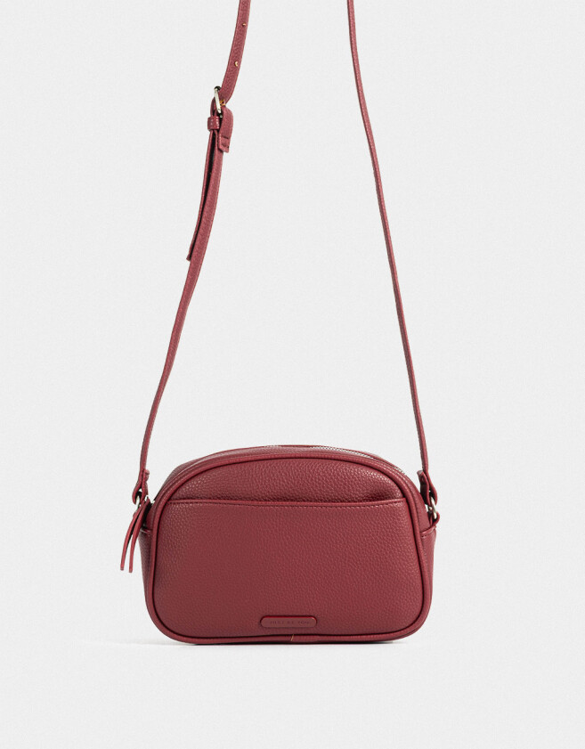 Bandoleras Special Price Clasico Bandolera Con Bolsillo - Rojo Burdeaux