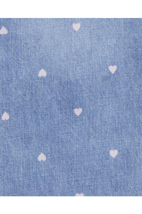 Enterito jean diseño corazones. Talles 2-5T Sin color