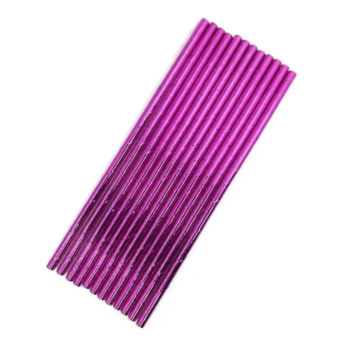 Sorbito Zig-Zag x 25 - Rosado Metalico 