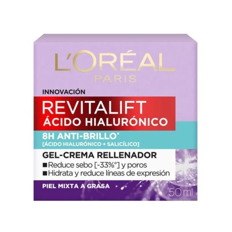 Gel Crema Loreal Revitalift áCido Hialurónico Antibrillo 001