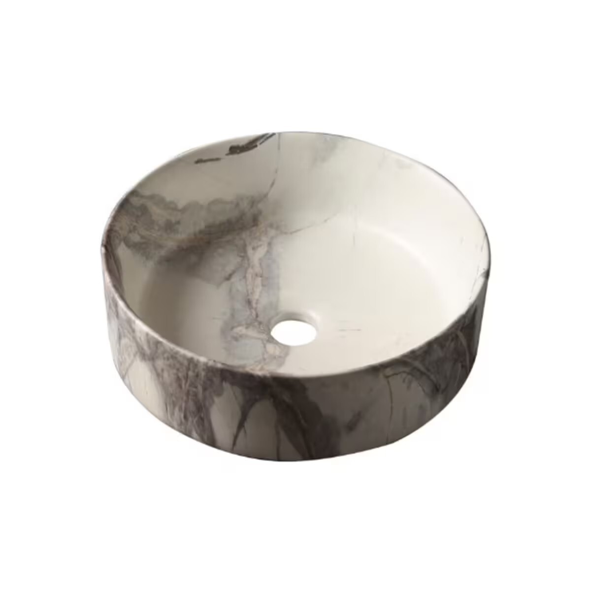 Bacha De Apoyo Redonda 36 Cm Calacata Dmc 