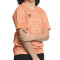 Remera Infantil Umbro Zagz Junior Anaranjado - Blanco - Negro